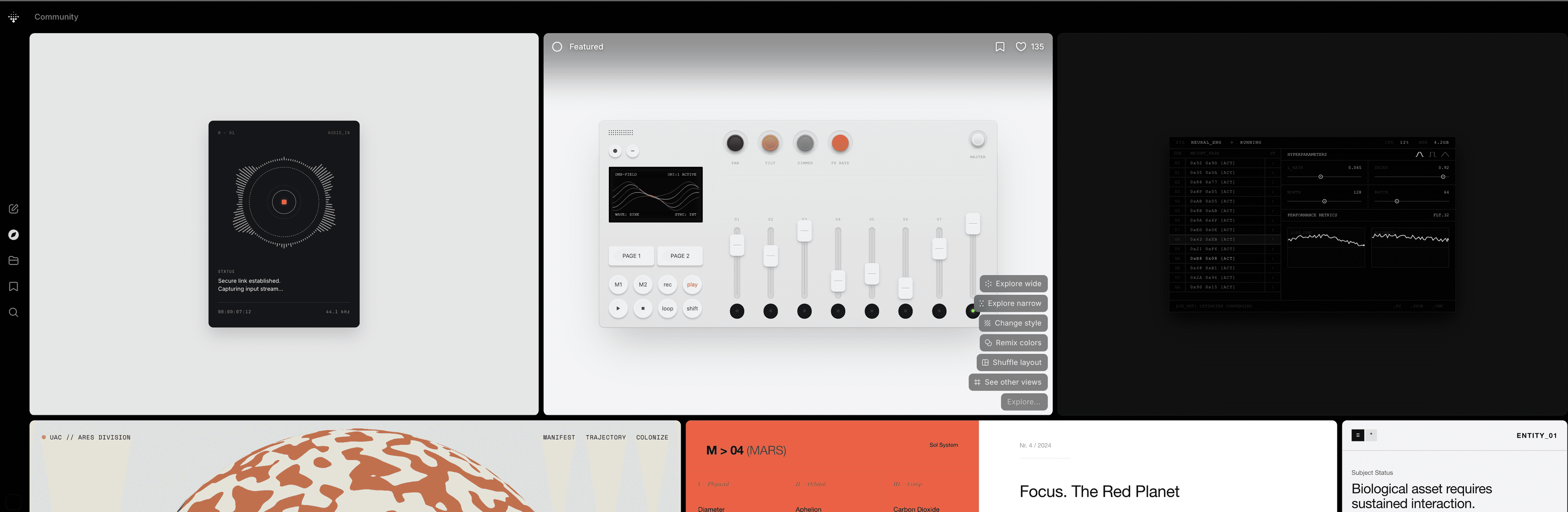 Variant screenshot