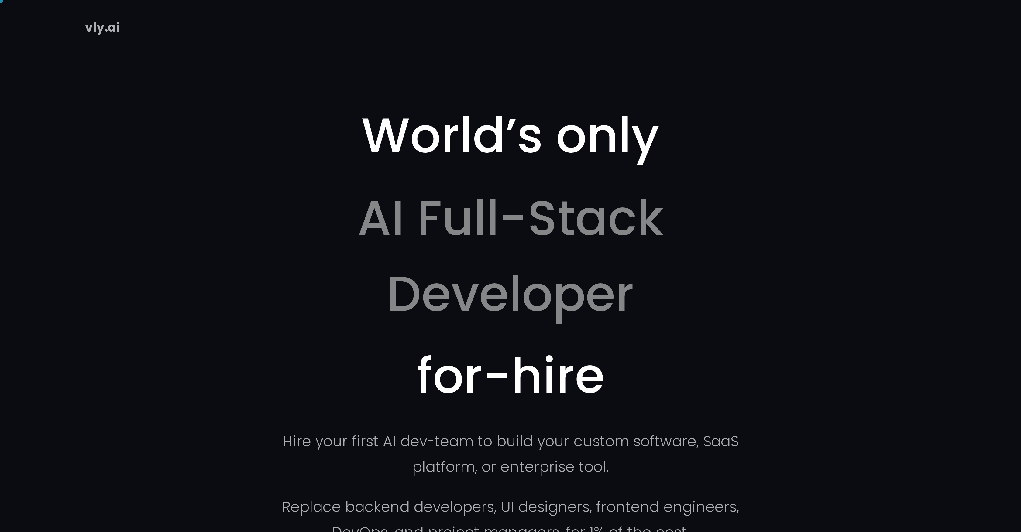 Vly AI screenshot